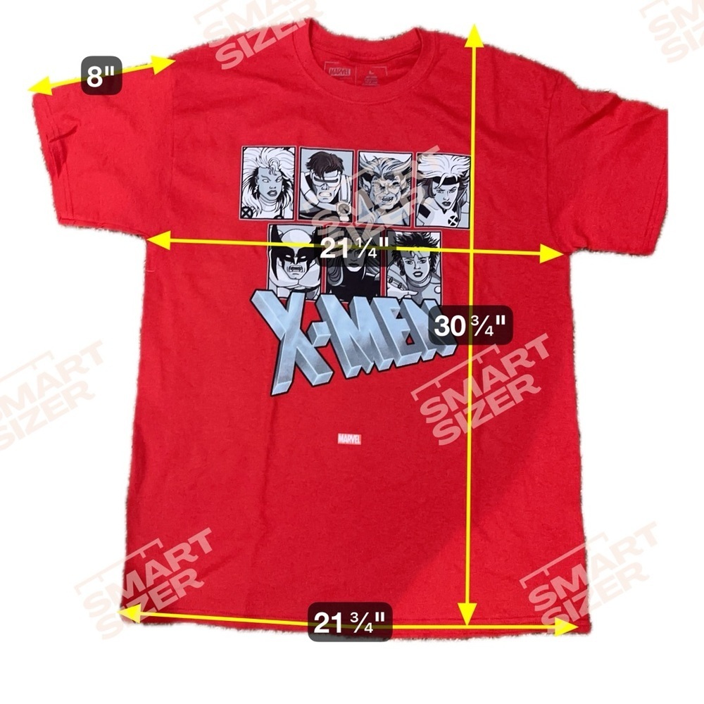 Vintage Marvel X-Men Red Graphic T-Shirt (Large), New - Picture 4 of 4